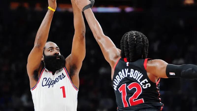 九游官网-快船121-117猛龙3利好！哈登关键球太猛，祖巴茨回暖，配角齐贡献